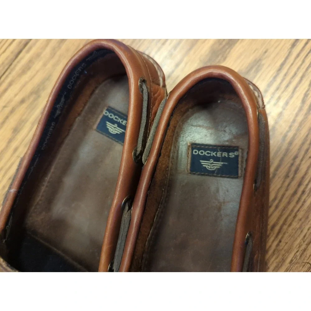 Vintage Dockers Men's Brown Color Size 8.5 M Boat‎ Loafers Moccasin With Tassels